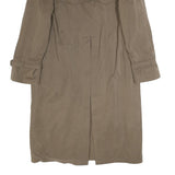 HERNO Mens Beige Synthetic Classic Trench Jacket L Button Closure Elegant