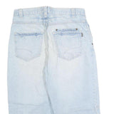 BASIC CONCEPTION Mens Shorts Light Blue Denim Casual M W30 Cotton Blend