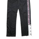 CHAMPION REVERSE WEAVE Mens Joggers Black & White Slim Tapered XL W34 L32 Side