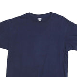 RUSSELL ATHLETIC Mens Blue Plain T-Shirt M Short Sleeve Crew Neck Cotton