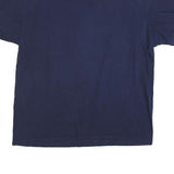 RUSSELL ATHLETIC Mens Blue Plain T-Shirt M Short Sleeve Crew Neck Cotton
