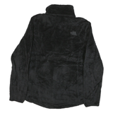 THE NORTH FACE Womens Black Fleece Jacket M Polyester Blend Zip Outdoor Warm