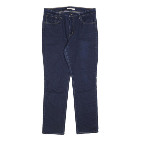 LEVI'S 724 Womens Jeans Blue Regular Straight Denim Medium W32 L30 Classic Fit