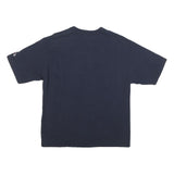 CHAMPION Mens Navy Blue 5e Baron Graphic T-Shirt S Short Sleeve Crew Neck Cotton
