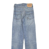 LEVI'S Womens Blue Regular Fit Straight Denim Light Wash Jeans W24 L30 Classic