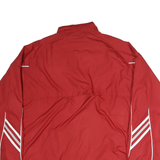 ADIDAS Mens Red Western Wyoming Volleyball Track Jacket M Polyester Zip