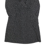 GUESS Womens Black Polyester Day Dress Polka Dot Long Sleeve Mini Size M