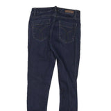 CALVIN KLEIN JEANS Womens Slim Blue Skinny Denim Medium W27 L28 Cotton Blend Zip