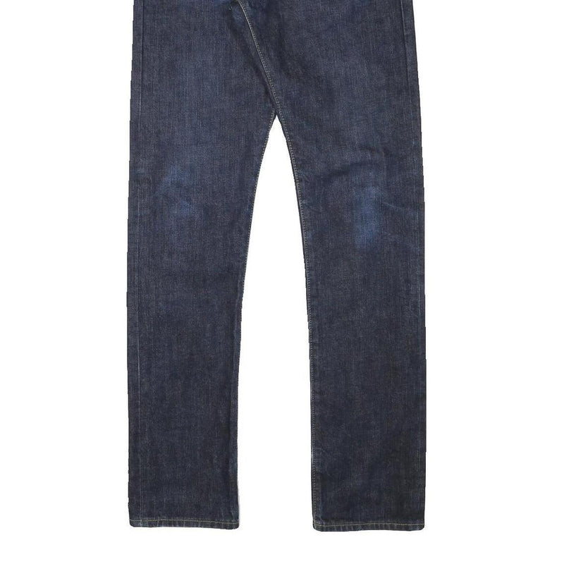 CARHARTT Mens Slim Fit Blue Denim Jeans W32 L33 Zip Cotton Blend Stylish