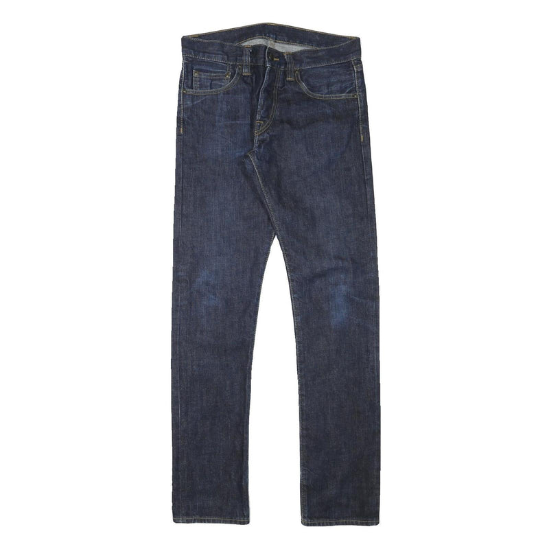CARHARTT Mens Slim Fit Blue Denim Jeans W32 L33 Zip Cotton Blend Stylish