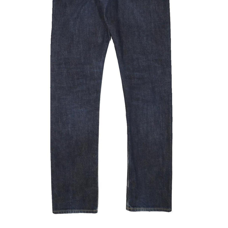 CARHARTT Mens Slim Fit Blue Denim Jeans W32 L33 Zip Cotton Blend Stylish