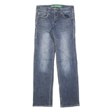 ROCK & ROLL Mens Jeans Blue Regular Straight Denim Medium W30 L34 Casual Wear