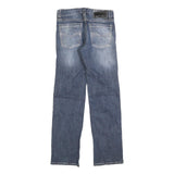 ROCK & ROLL Mens Jeans Blue Regular Straight Denim Medium W30 L34 Casual Wear