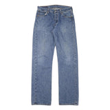 LEVI'S Mens Blue Regular Straight Denim Medium W30 L33 Classic Zip Jeans