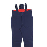 NABHOLZ Womens Wool Blend Blue Relaxed Flared Trousers W30 L28 Ski Bib Pants