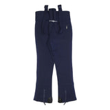 NABHOLZ Womens Wool Blend Blue Relaxed Flared Trousers W30 L28 Ski Bib Pants