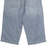 JACK & JONES Mens Blue Cotton Casual Shorts M W34 Relaxed Fit Button Closure