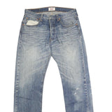 LEVI'S 501 Mens Jeans Blue Regular Straight Denim Medium W32 L32 Classic Fit