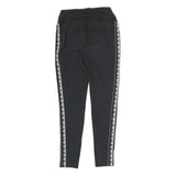 UNDER ARMOUR Womens Black Joggers S W26 Logo Stripe Slim Fit