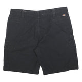 DICKIES Mens Cargo Shorts Black XL W40 Cotton Blend Casual Workwear