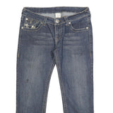 TRUE RELIGION Womens Jeans Blue Regular Straight Denim Medium W30 L25 Authentic