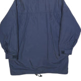 MUSTO Mens Navy Blue Outdoor Jacket M Polyester Zip Hooded Performance