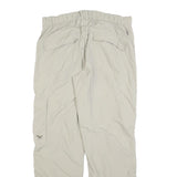 SALEWA Womens Regular Fit Beige Lightweight Polyester Blend Trousers W34 L32