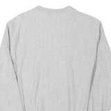 CHAMPION Mens Grey Crew Neck S Cotton Blend Sweatshirt Classic Logo