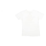 HARD ROCK CAFE Womens White Punta Cana Graphic T-Shirt S Short Sleeve Crew Neck