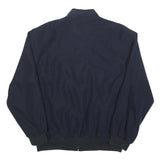 KINGFIELD Mens Navy Bomber Jacket XL Polyester Blend Zip Plain Casual