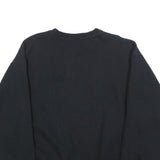 FRUIT OF THE LOOM Mens Black The Buck Stops Here Crew Neck L Cotton Sweatshirt
