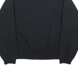 FRUIT OF THE LOOM Mens Black The Buck Stops Here Crew Neck L Cotton Sweatshirt