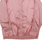 TUDOR COURT Womens Pink Nylon Jacket M Plain Button Closure Lightweight