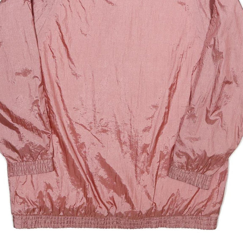 TUDOR COURT Womens Pink Nylon Jacket M Plain Button Closure Lightweight