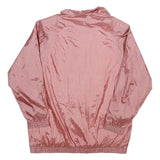 TUDOR COURT Womens Pink Nylon Jacket M Plain Button Closure Lightweight