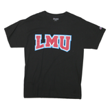 CHAMPION Mens Black LMU Graphic T-Shirt M Short Sleeve Crew Neck Classic Cotton