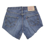LEVI'S Womens Denim Blue Shorts M W32 Classic Fit Cut-Off Casual