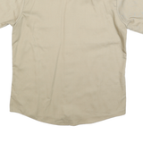 DICKIES Mens Beige Workwear Shirt L Cotton Blend Utility Button Pocket