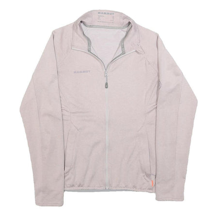 MAMMUT Womens Grey XS Polyester Jacket Zip Lightweight Outdoor Activewear