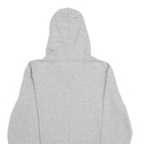 CHAMPION Mens Grey Hoodie M Cotton Blend Pullover Logo Sweatshirt