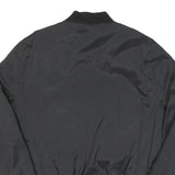 LEVI'S Mens Black Bomber Jacket S Polyester Blend Plain Zip Casual Lightweight