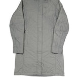 JACK WOLFSKIN Womens Grey Outdoor Jacket UK 10 Polyester Blend Hooded Quilted
