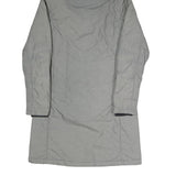 JACK WOLFSKIN Womens Grey Outdoor Jacket UK 10 Polyester Blend Hooded Quilted