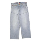 NOTCH Mens Regular Fit Light Blue Denim Jeans W34 L28 Classic Cotton Button