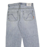 NOTCH Mens Regular Fit Light Blue Denim Jeans W34 L28 Classic Cotton Button