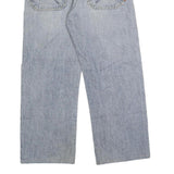 NOTCH Mens Regular Fit Light Blue Denim Jeans W34 L28 Classic Cotton Button
