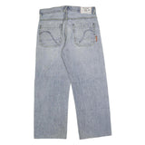 NOTCH Mens Regular Fit Light Blue Denim Jeans W34 L28 Classic Cotton Button