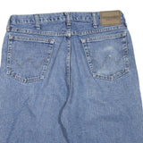 WRANGLER Mens Denim Blue Shorts L W36 Classic Fit Casual Cotton Blend