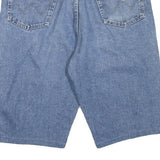WRANGLER Mens Denim Blue Shorts L W36 Classic Fit Casual Cotton Blend