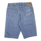 WRANGLER Mens Denim Blue Shorts L W36 Classic Fit Casual Cotton Blend